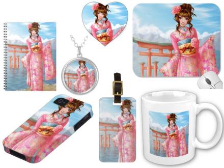 Goods "Pink kimono"